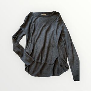 Calvin Klein soft grey long sleeve shirt